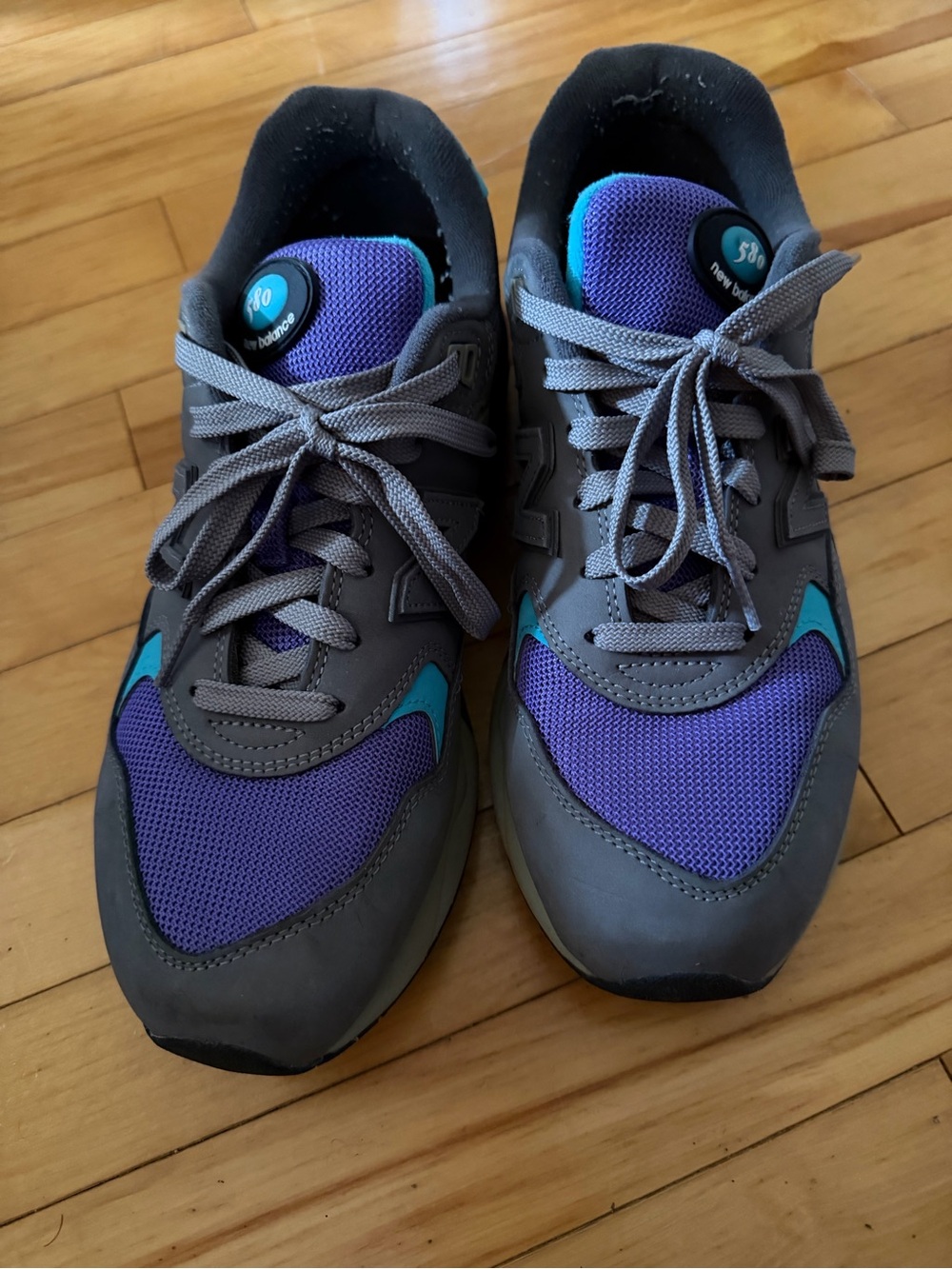 New Balance 580 Grey/Purple Size 10.5